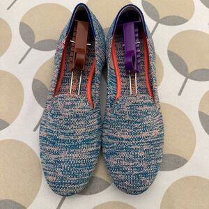 Rothy’s Loafers in Teal and Coral